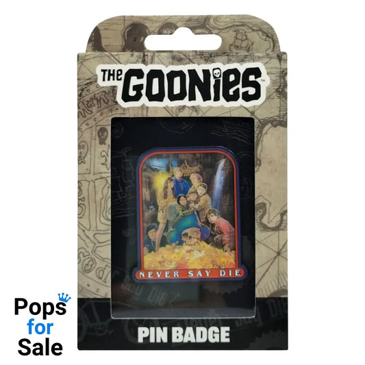 The Goonies 40th Anniversary Never Say Die Pin Badge