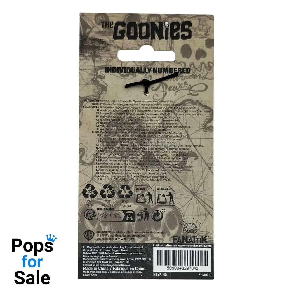 The Goonies Keychain 40th Anniversary Copper Bones Limited Edition