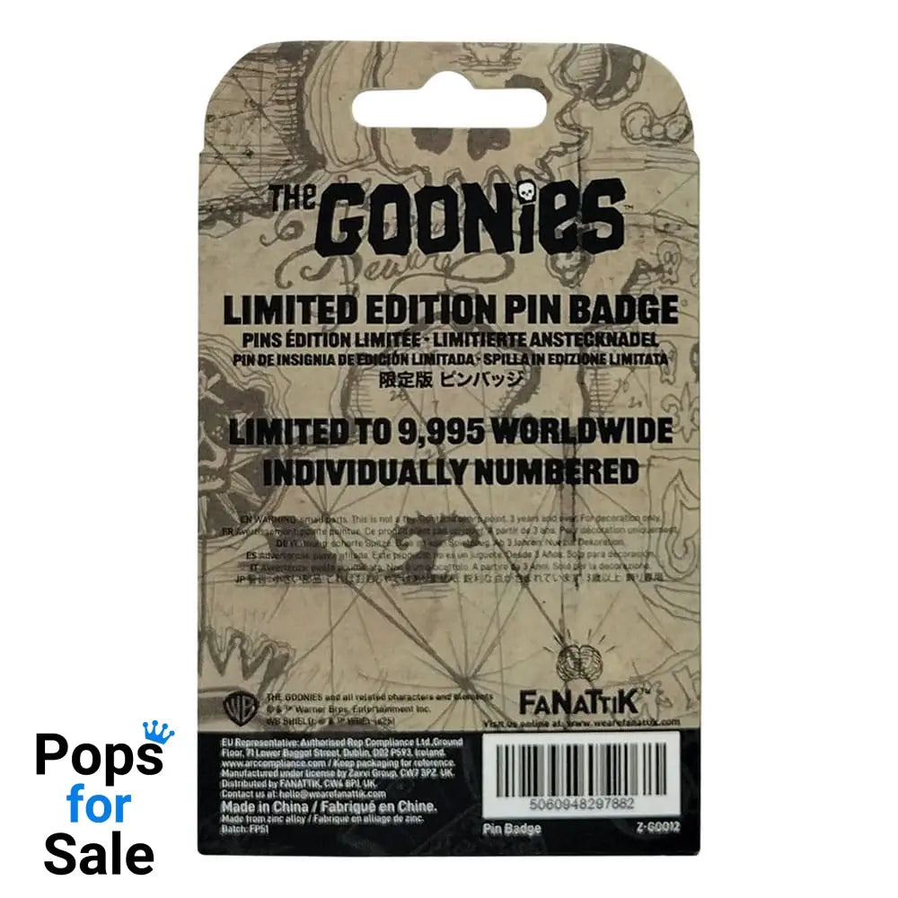 The Goonies Pin Badge 40th Anniversary Never Say Die