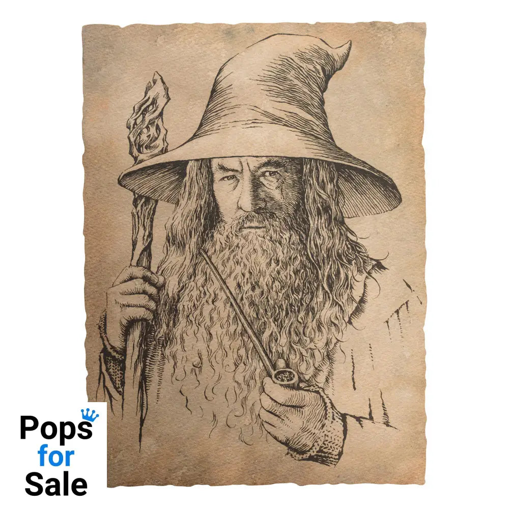 The Hobbit Art Print Portrait of Gandalf the Grey 21 x 28 cm Posters & Wallscrolls