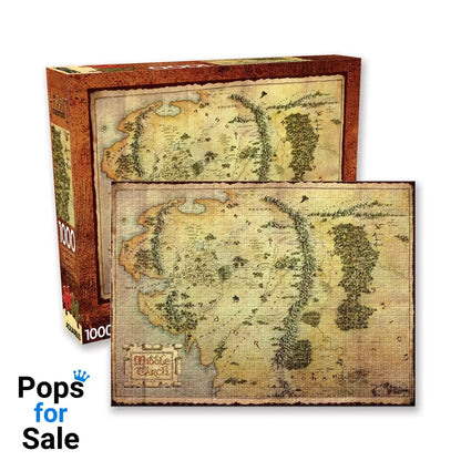 The Hobbit Jigsaw Puzzle Map (1000 pieces) Puzzles