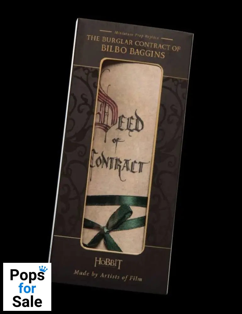 The Hobbit Mini Replica The Burglar Contract of Bilbo Baggins