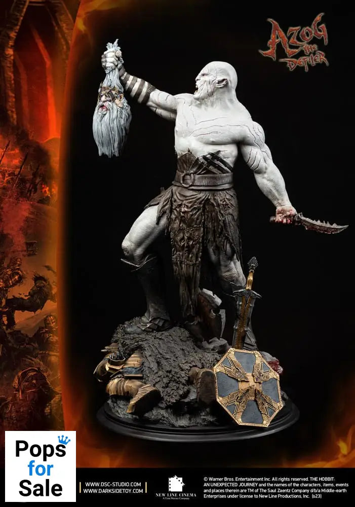 The Hobbit MS Series Statue 1/3 Azog The Defiler John Howe Signature Edition Edition 90 cm