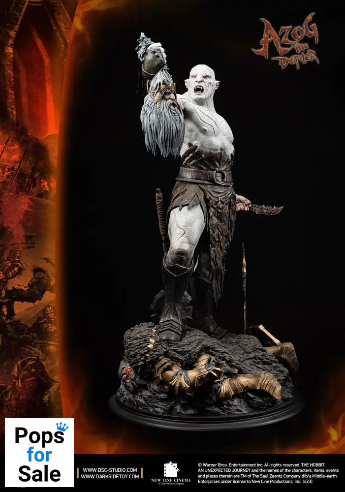 The Hobbit QS Series Statue 1/4 Azog The Defiler John Howe Signature Edition Edition 68 cm