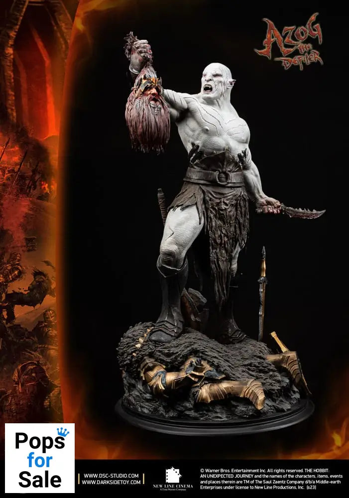 The Hobbit QS Series Statue 1/4 Azog The Defiler John Howe Signature Edition Edition 68 cm