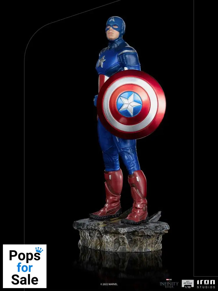 The Infinity Saga BDS Art Scale Statue 1/10 Captain America Battle of NY 23 cm