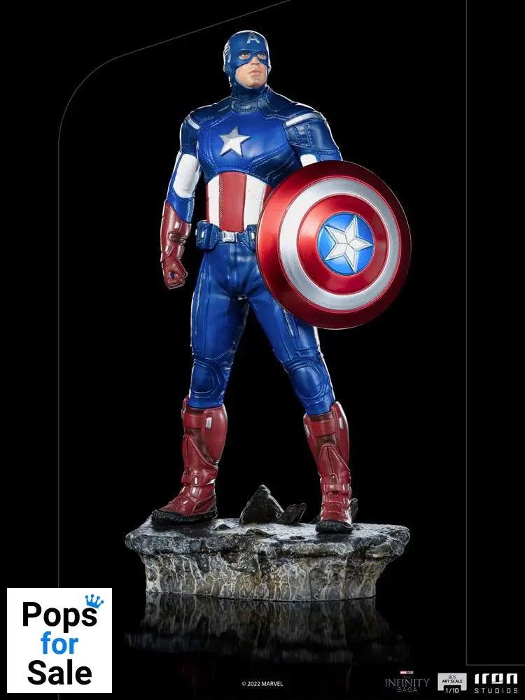 The Infinity Saga BDS Art Scale Statue 1/10 Captain America Battle of NY 23 cm