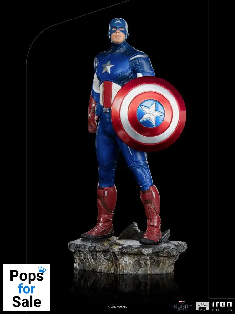 The Infinity Saga BDS Art Scale Statue 1/10 Captain America Battle of NY 23 cm