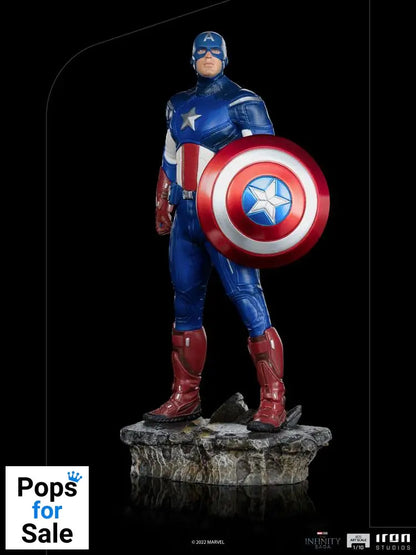 The Infinity Saga BDS Art Scale Statue 1/10 Captain America Battle of NY 23 cm