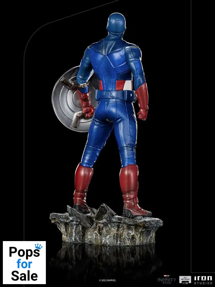 The Infinity Saga BDS Art Scale Statue 1/10 Captain America Battle of NY 23 cm