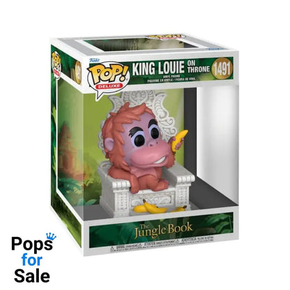 The Jungle Book POP! Deluxe Vinyl Figure King Louie on throne 13 cm