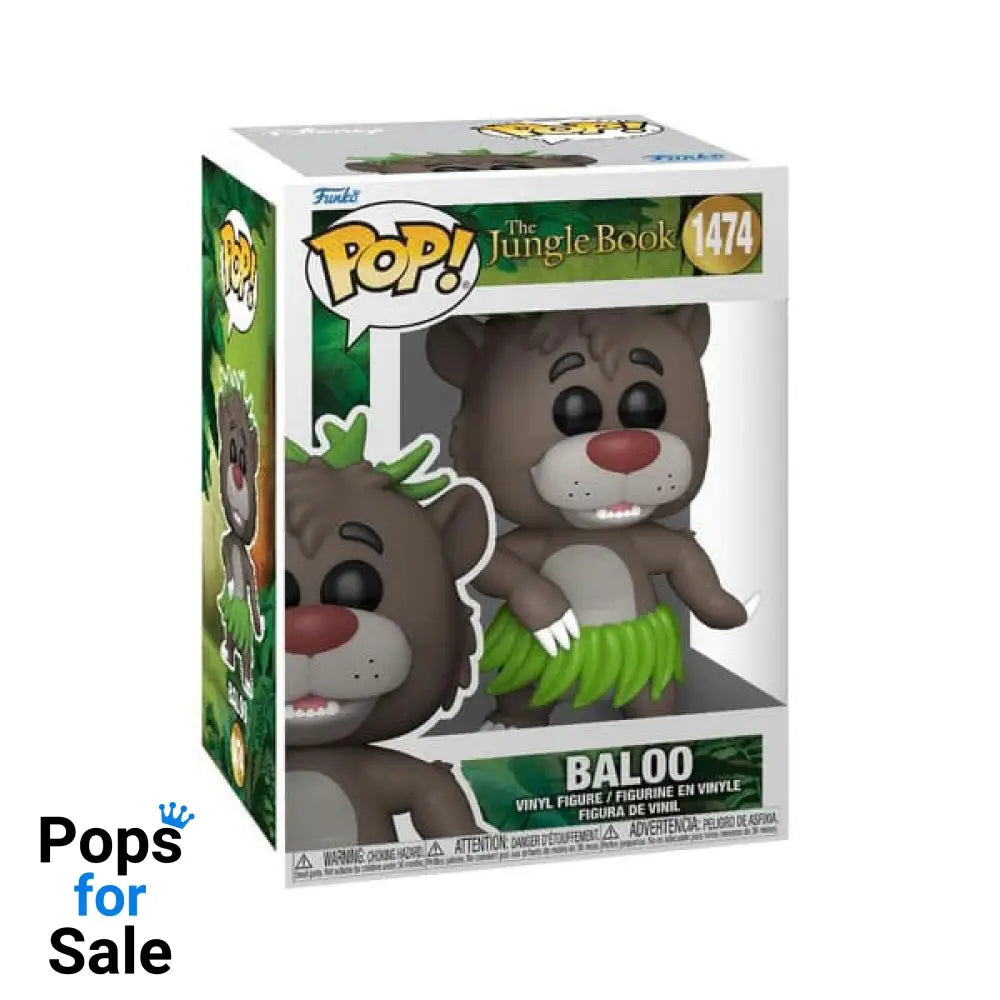 The Jungle Book POP! Disney Vinyl Figure Baloo 9 cm