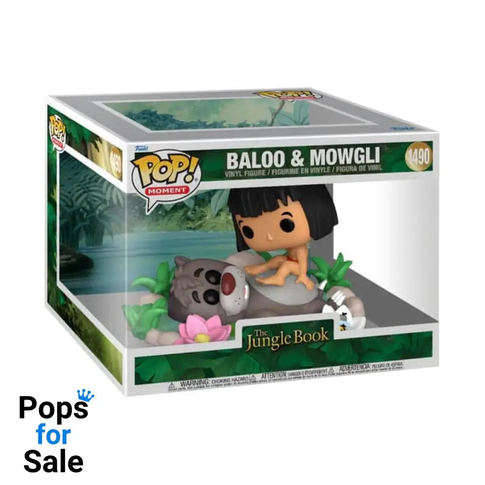 The Jungle Book POP Moments Vinyl Figures Baloo & Mowgli 11 cm