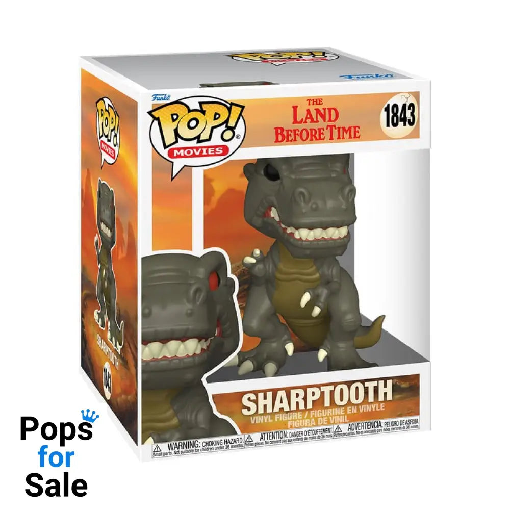 The Land Before Time Super Sized POP! Vinyl Figure Sharptooth 15 cm