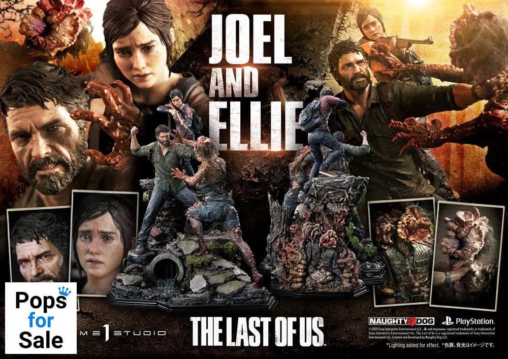 The Last of Us Part I Ultimate Premium Masterline Series Statue Joel & Ellie Deluxe Version (The Last of Us Part I) 73 cm