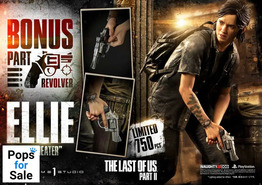 The Last of Us Part II Ultimate Premium Masterline Series Statue 1/4 Ellie &quot;The Theater&quot; Bonus Version 58 cm