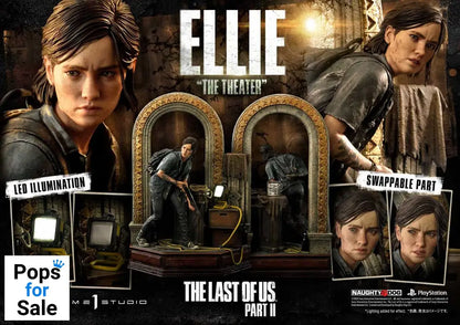 The Last of Us Part II Ultimate Premium Masterline Series Statue 1/4 Ellie &quot;The Theater&quot; Bonus Version 58 cm