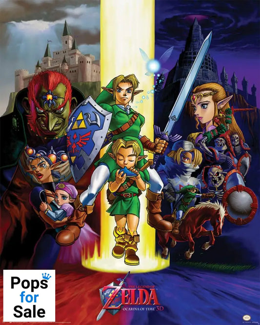 The Legend of Zelda Poster Pack Ocarina of Time 40 x 50 cm (4) Posters & Wallscrolls