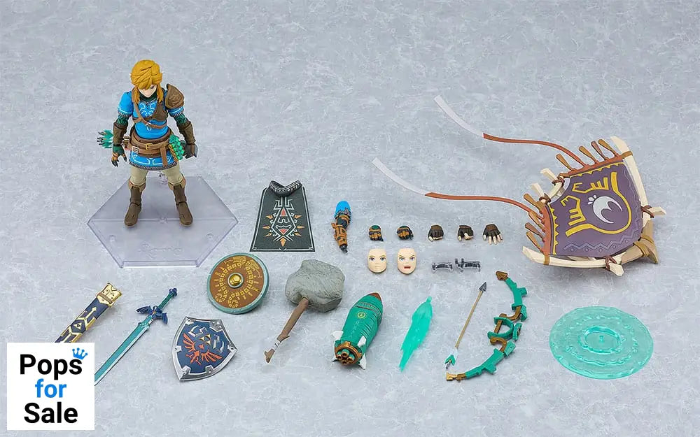 The Legend of Zelda Tears of the Kingdom Figma Action Figure Link Tears of the Kingdom Ver. DX Edition 15 cm