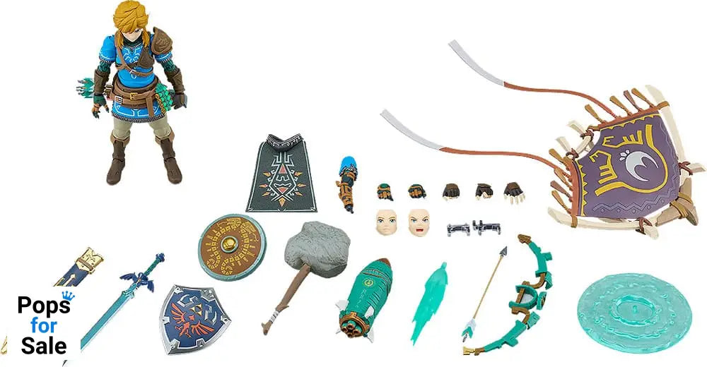 The Legend of Zelda Tears of the Kingdom Figma Action Figure Link Tears of the Kingdom Ver. DX Edition 15 cm