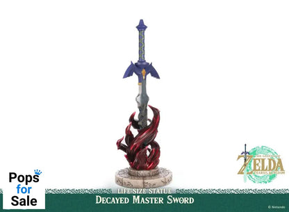The Legend of Zelda: Tears of the Kingdom Life Size Statue 1/1 Decayed Master Sword 28 cm