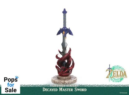 The Legend of Zelda: Tears of the Kingdom Life Size Statue 1/1 Decayed Master Sword 28 cm