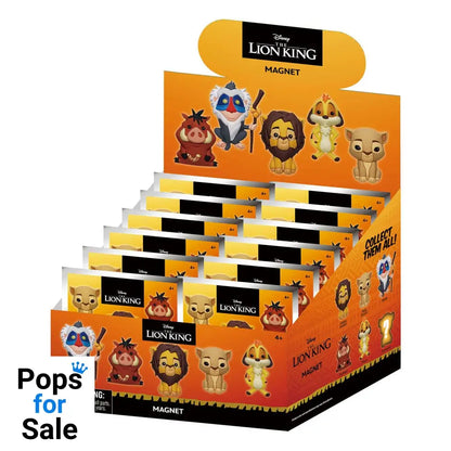 The Lion King Magnets blind pack Series 1 Display (12) Magnets,Blind Boxes