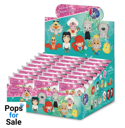 The Little Mermaid 3D PVC Bag Clips  Series 1 Display (24)