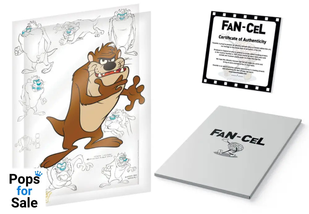 The Looney Tunes Tazmanian Devil Limited Edition Fan-Cel Fan-Cel