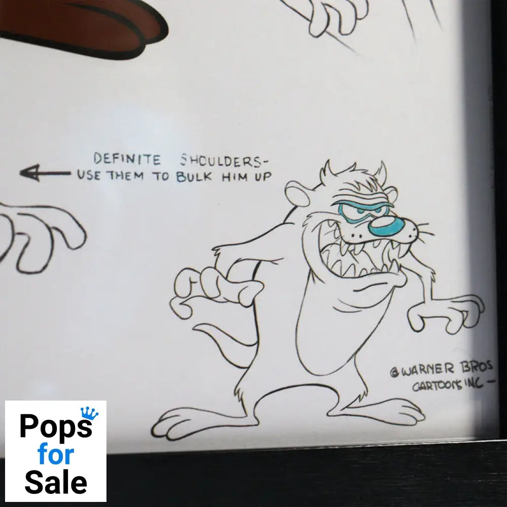 The Looney Tunes Tazmanian Devil Limited Edition Fan-Cel Fan-Cel