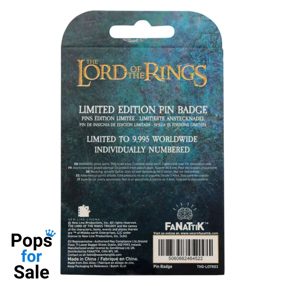 The Lord of the Rings Limited Edition Pin Badge Pin badge