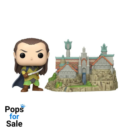 The Lord of the Rings POP! Town Vinyl Figure Elrond & Rivendell 9 cm