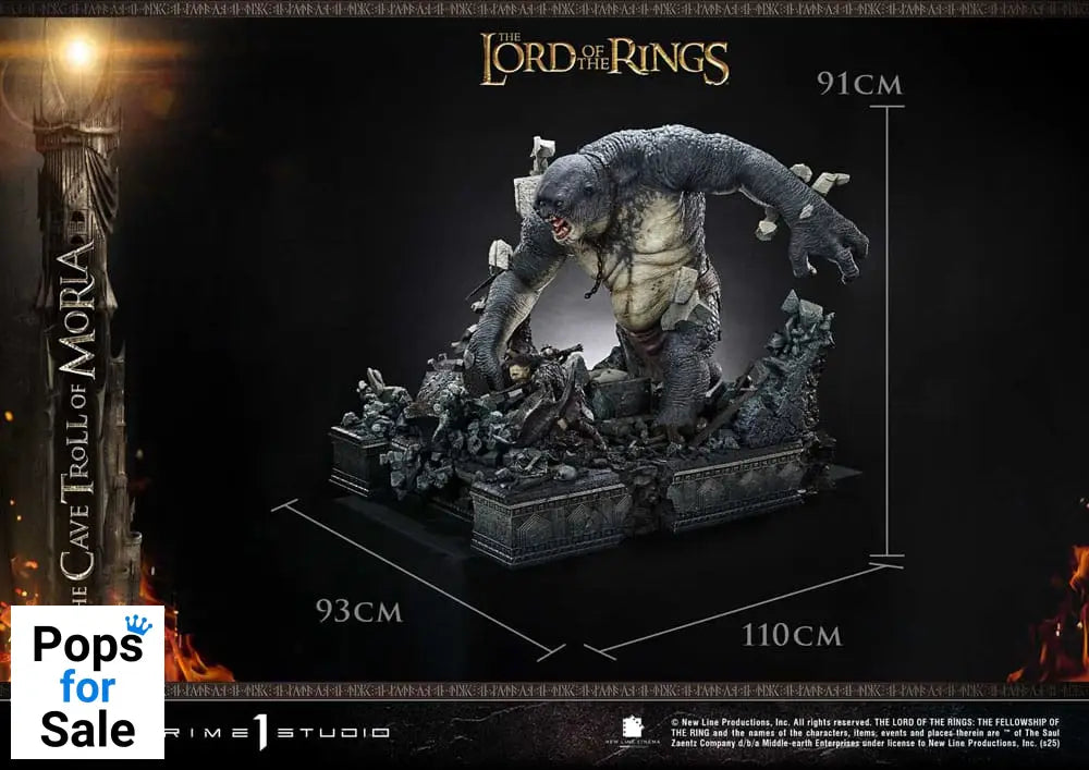 The Lord of the Rings Premium Masterline Series Statue 1/6 Cave Troll of Moria 91 cm