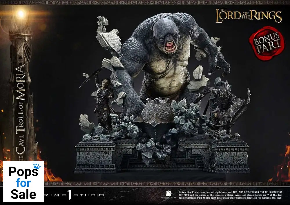 The Lord of the Rings Premium Masterline Series Statue 1/6 Cave Troll of Moria Bonus Version 91 cm