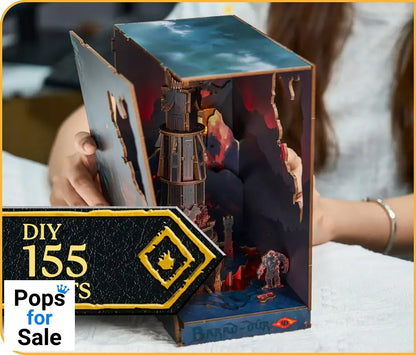 The Lord of the Rings Tiny Adventures Book Nook Mini Diorama Barad-Dûr 23 cm Puzzles