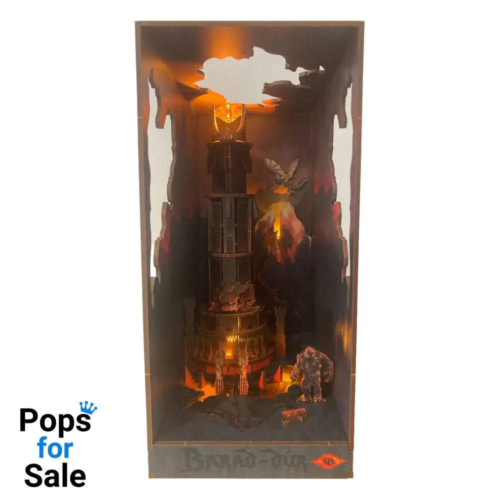 The Lord of the Rings Tiny Adventures Book Nook Mini Diorama Barad-Dûr 23 cm