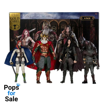 The Lord of the Rings: The War of the Rohirrim Action Figures 4-Pack 10 cm
