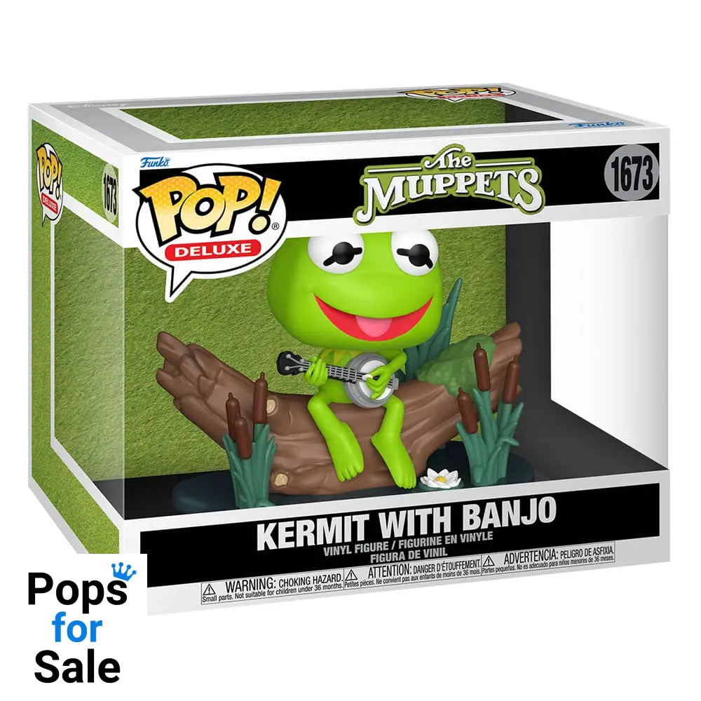 The Muppets POP! Deluxe Vinyl Figure Kermit with Banjo 9 cm