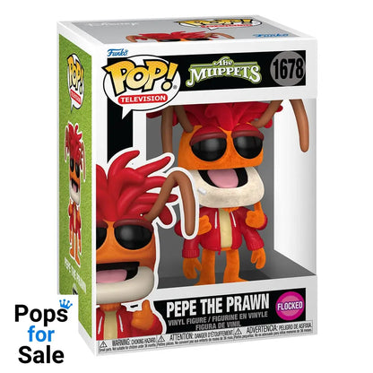 The Muppets POP! Vinyl Figure Pepe the Prawn (Flocked) 9 cm