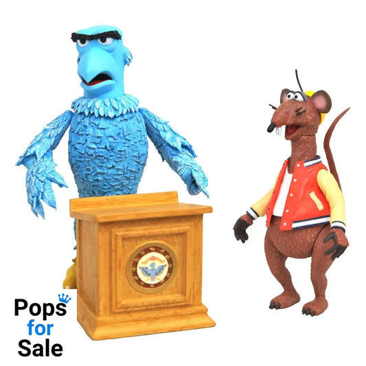The Muppets Select Action Figure 2-Pack Sam the Eagle & Rizzo the Rat 13 cm Action figures