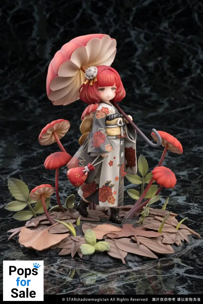 The Mushroom Girls PVC Statue 1/1 No.6 Marasmius Haematocephalus 23 cm