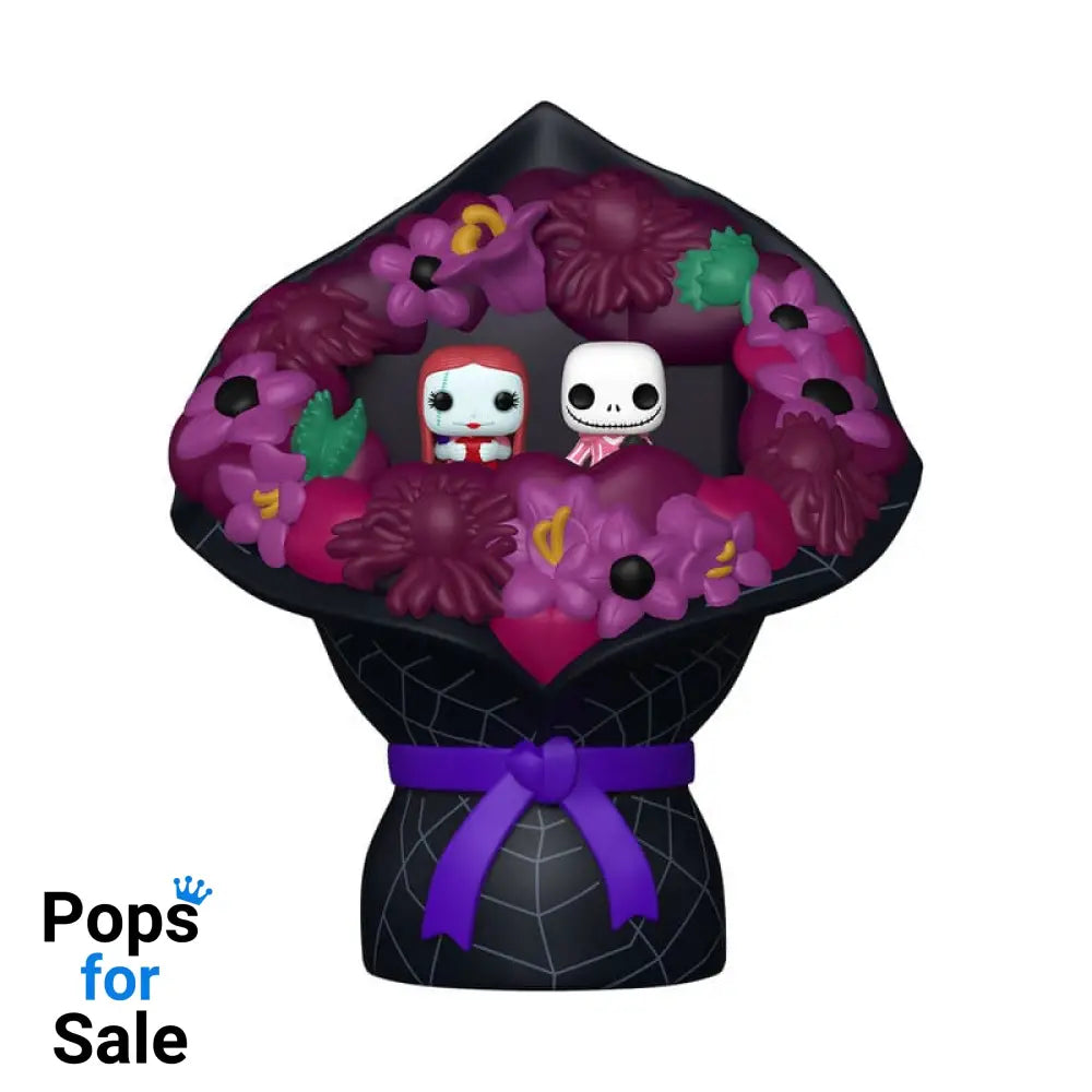 The Nightmare Before Christmas Bitty POP! Bouquet Vinyl Figure 2-Pack Sally & Jack Skellington (Valentine) 4 cm POP!