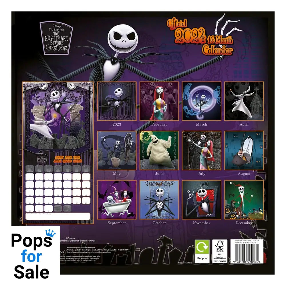 The Nightmare before Christmas Calendar 2024