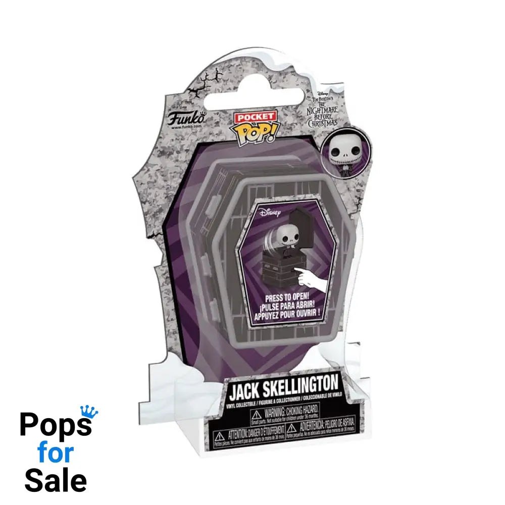 The Nightmare Before Christmas Coffin Pocket POP! Vinyl Figure Jack Skellington 6 cm