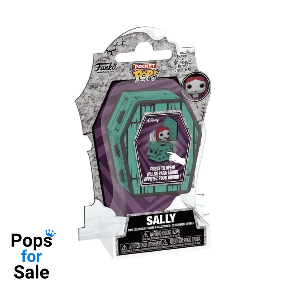 The Nightmare Before Christmas Coffin Pocket POP! Vinyl Figure Sally Sewing 6 cm