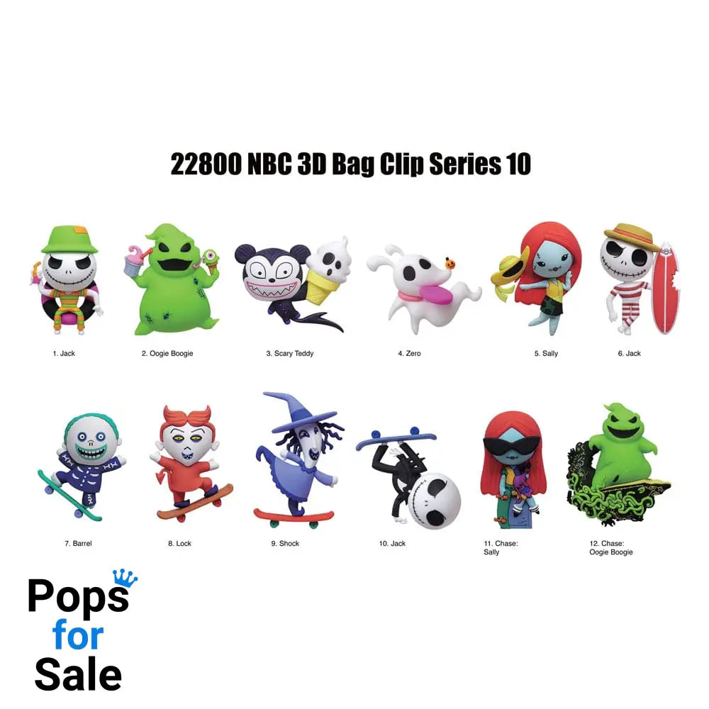 The Nightmare Before Christmas PVC Bag Clips Series 10 Display (24)