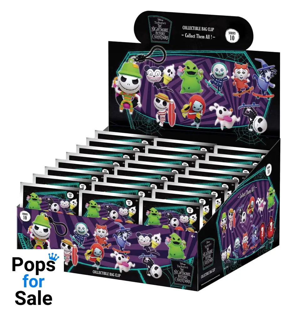 The Nightmare Before Christmas PVC Bag Clips Series 10 Display (24)