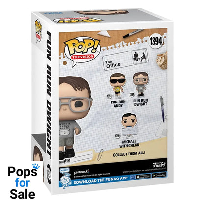 The Office US POP! TV Vinyl Figure Fun Run Dwight 9 cm
