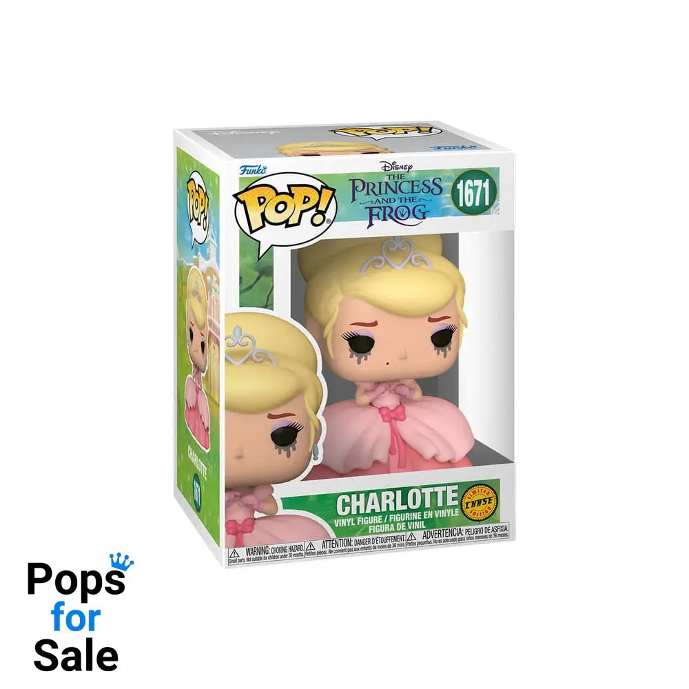 The Princess and the Frog POP! Vinyl Figures Charlotte w/Chase 9 cm Assortment (6)