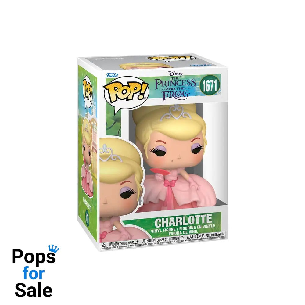 The Princess and the Frog POP! Vinyl Figures Charlotte w/Chase 9 cm Assortment (6)
